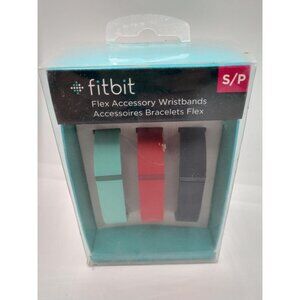 Fitbit Flex Accessory Wristbands Set S/P - Black Red & Teal Colors